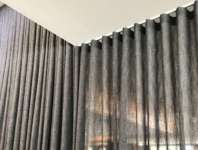 Grey S Fold Sheer Curtains
