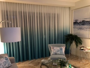 Reverse Pleat Sheer Curtains